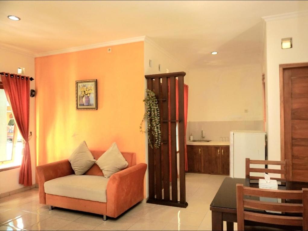 Ruang duduk di Homestay Kamar Tamu Patuk