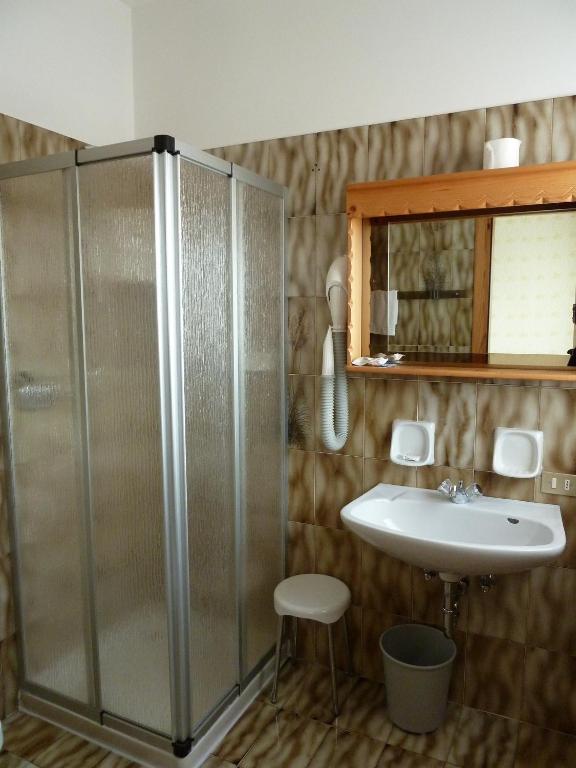 Koupelna v ubytování Hotel Rosa Resort