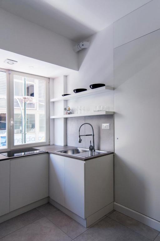 Kuchyň nebo kuchyňský kout v ubytování Relais Castel Nuovo