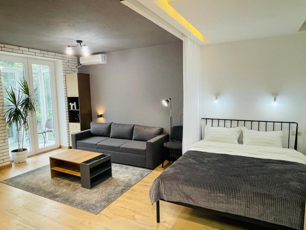 Llit o llits en una habitació de Center Studio Negruzzi