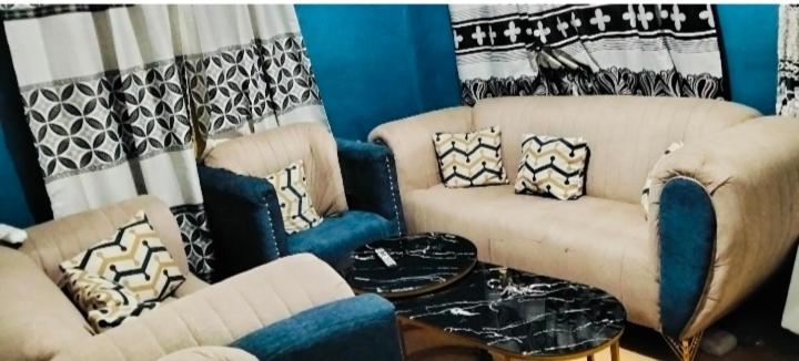 Χώρος καθιστικού στο Swahili homes bnb