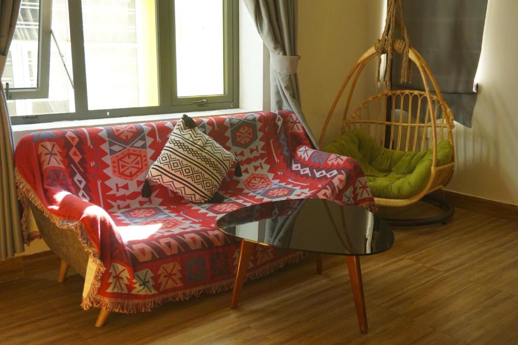 Khu vực ghế ngồi tại Hue Sweethouse 2 Homestay