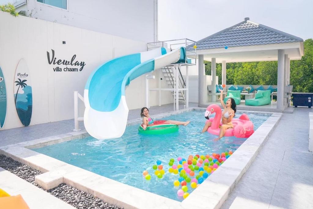 Πισίνα στο ή κοντά στο Viewlay Villa Cha am