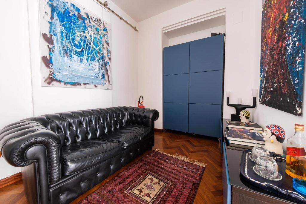 Posezení v ubytování Casa Dei Mori Messina