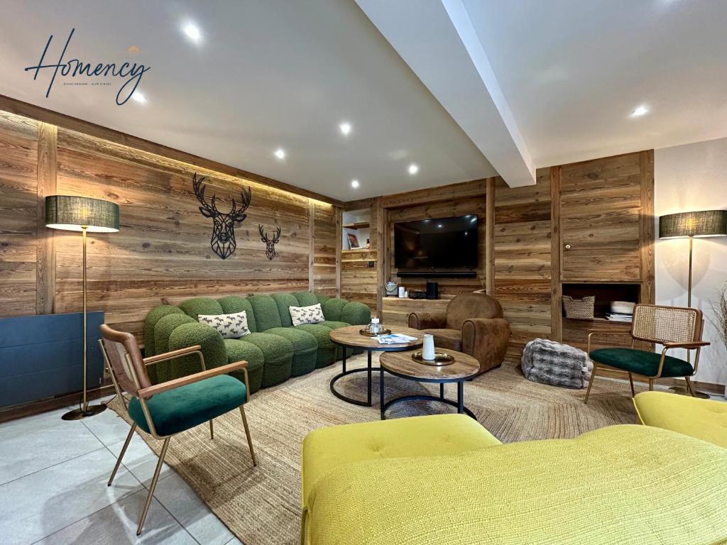Χώρος καθιστικού στο Homency - Chalet Eternel