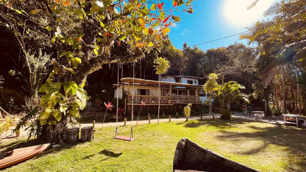 Taman di luar Casa Beira Rio