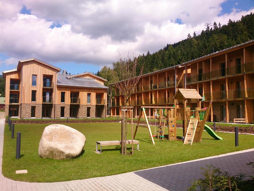 Herní místnost nebo prostor pro děti v ubytování Apartment Medvědín 331/110