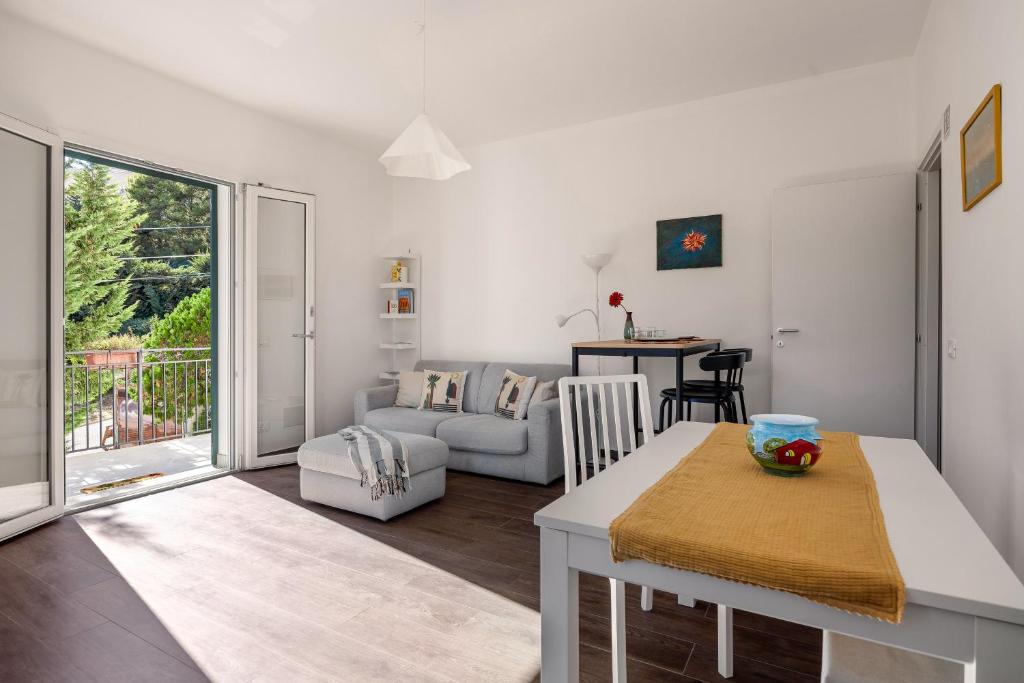 Χώρος καθιστικού στο Luce mediterranea a Monreale