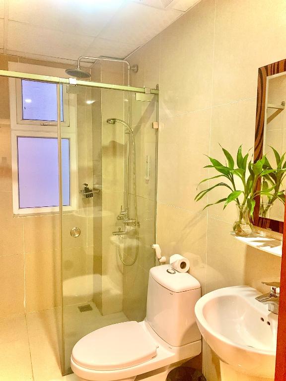 Phòng tắm tại Aman Riverside Hotel