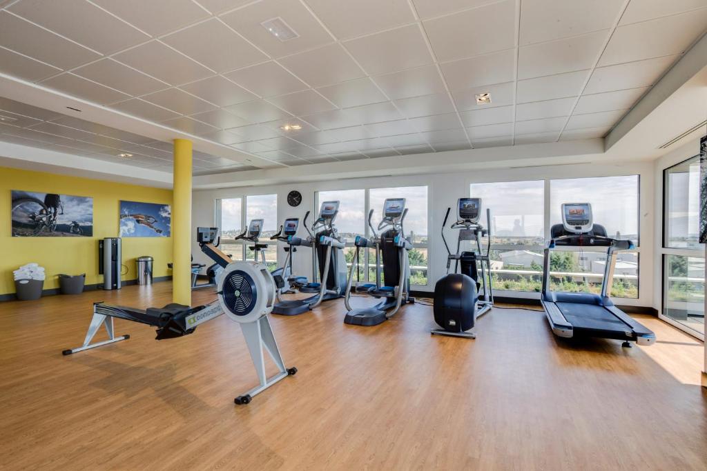 Fitness centrum a/nebo fitness zařízení v ubytování Hotel ParKest