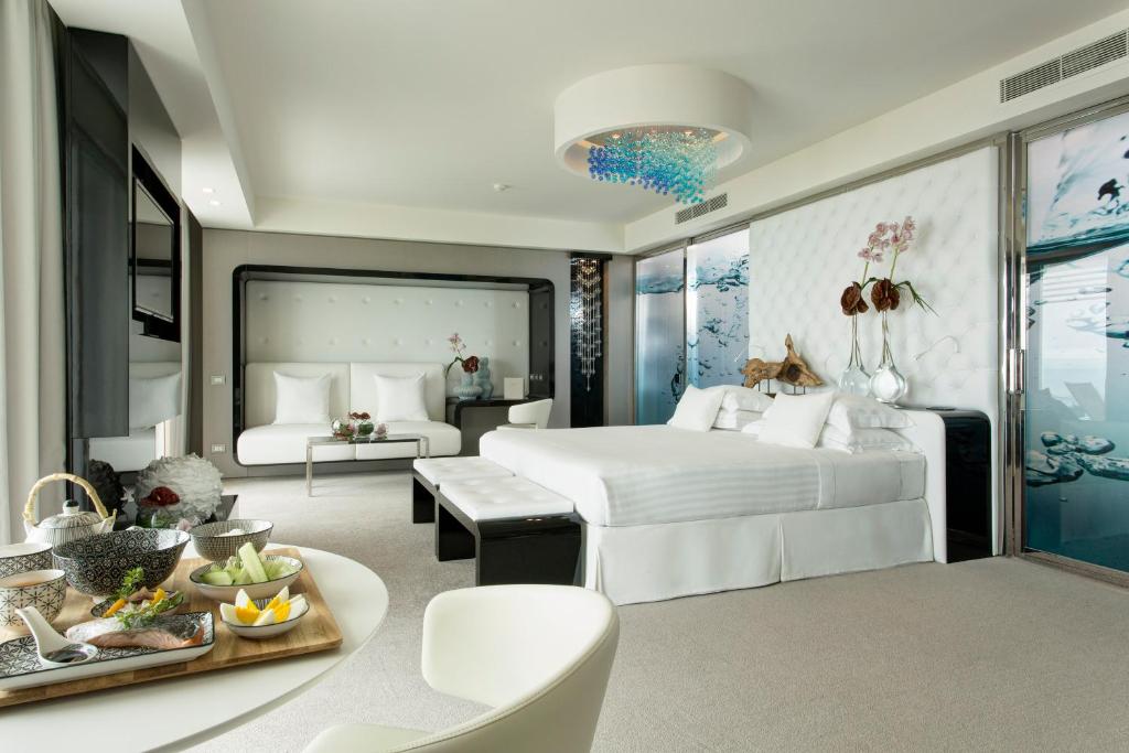 Posteľ alebo postele v izbe v ubytovaní Almar Jesolo Resort & Spa