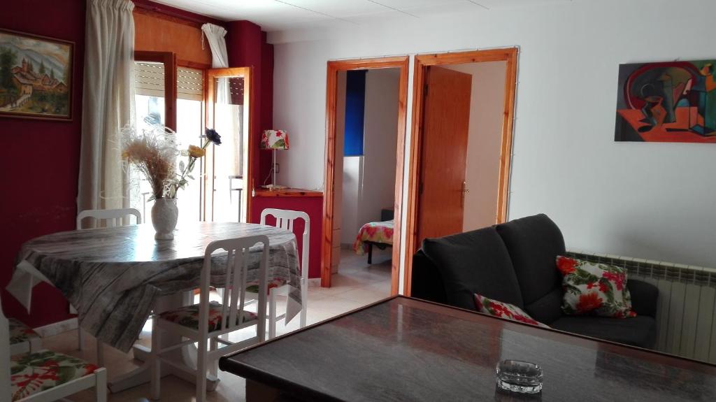 Posezení v ubytování Apartamento González Montsec Montrebei