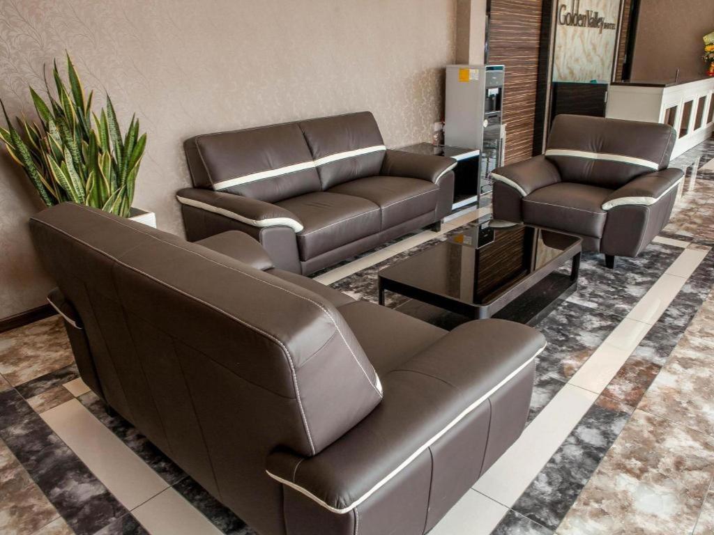 Posezení v ubytování Golden Valley Hotel