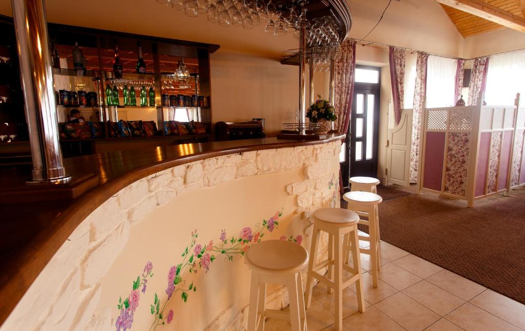 Lounge nebo bar v ubytování Pansionat Paradiz