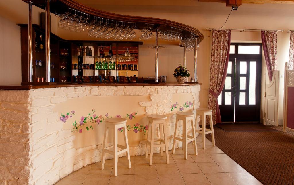 Lounge nebo bar v ubytování Pansionat Paradiz