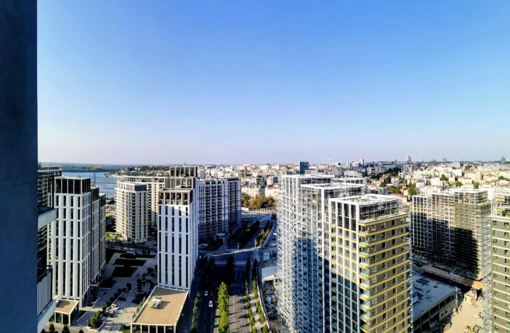 Γενική άποψη της πόλης Βελιγράδι ή θέα της πόλης από  αυτό το διαμέρισμα