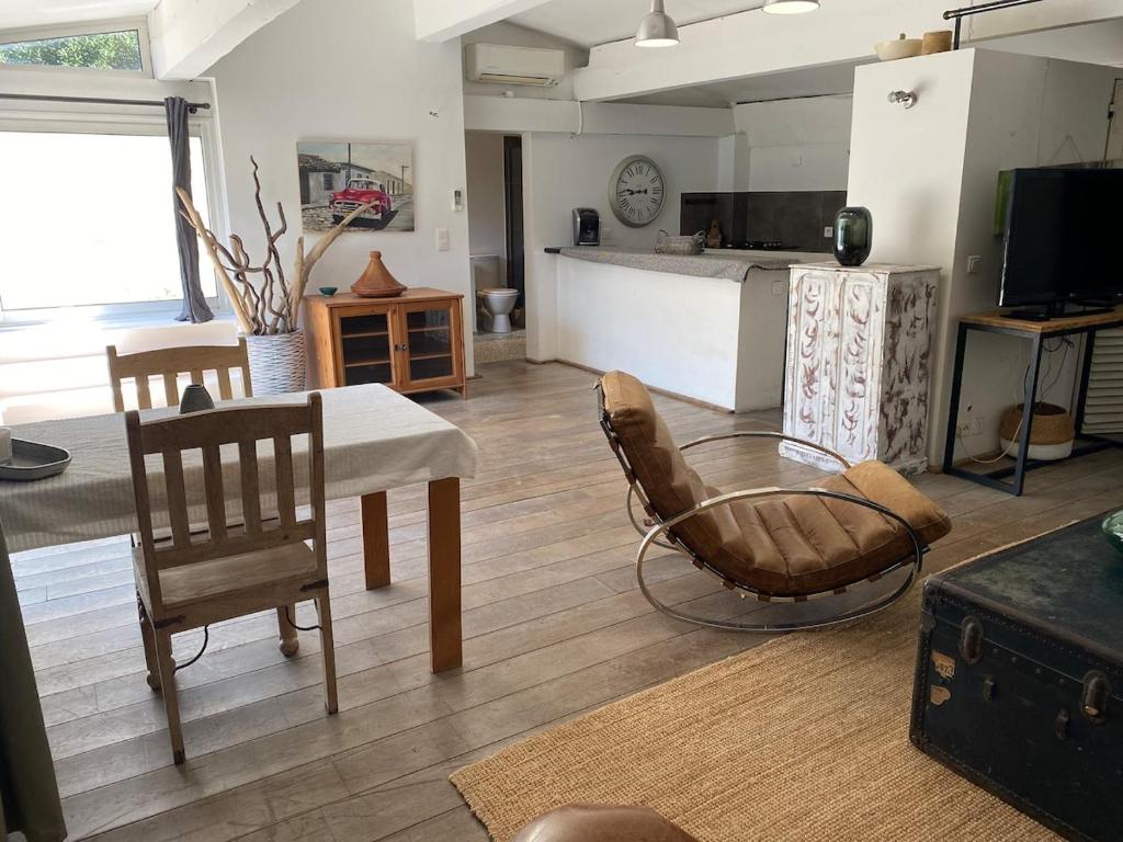 Køkken eller tekøkken på L'Auberge d 'Eva - Gîtes