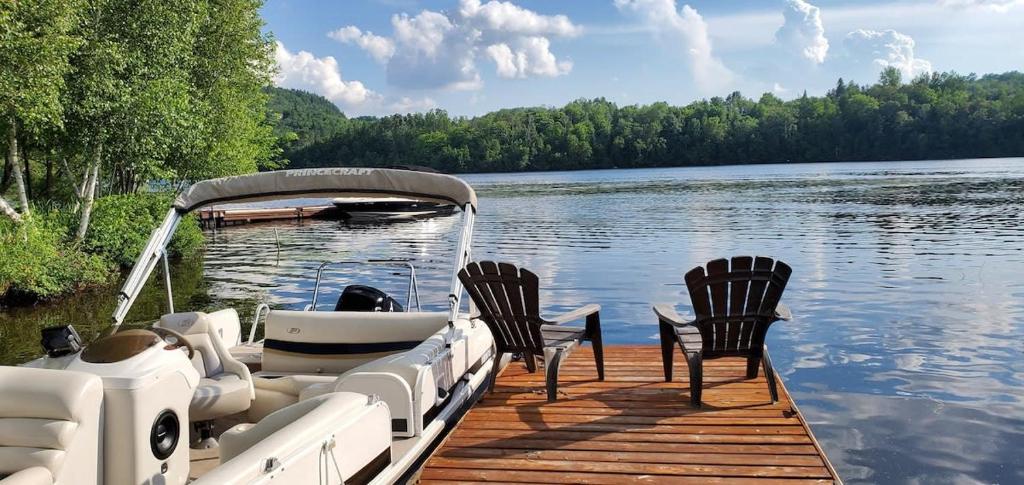 Naturlandskabet i nærheden af chaletet