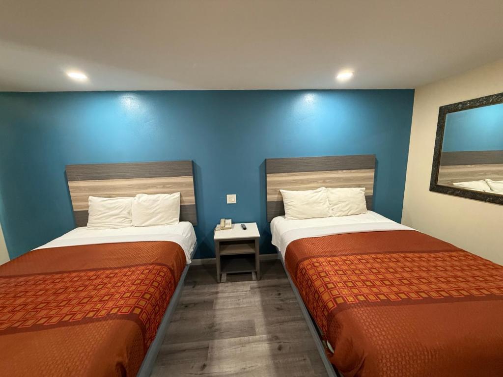 Anaheim National Inn - 双人大号床间 - 带两张大号床 - 禁烟