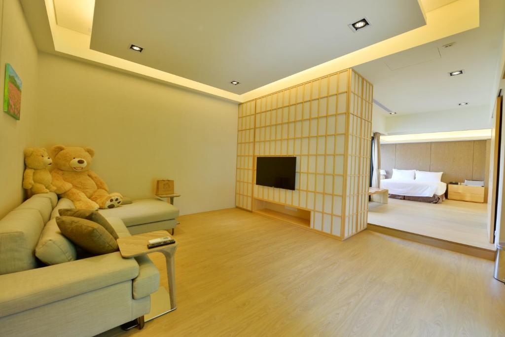 Bear Forest Villa - Deluxe Queen Room With Two Queen Beds