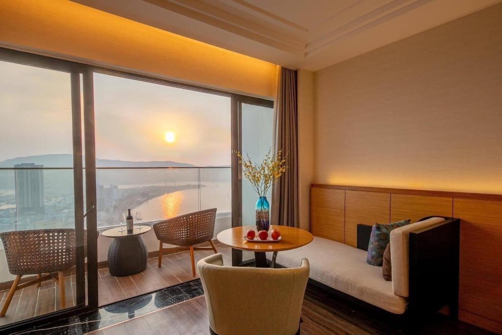 Χώρος καθιστικού στο TMS Luxury Residence Quy Nhơn