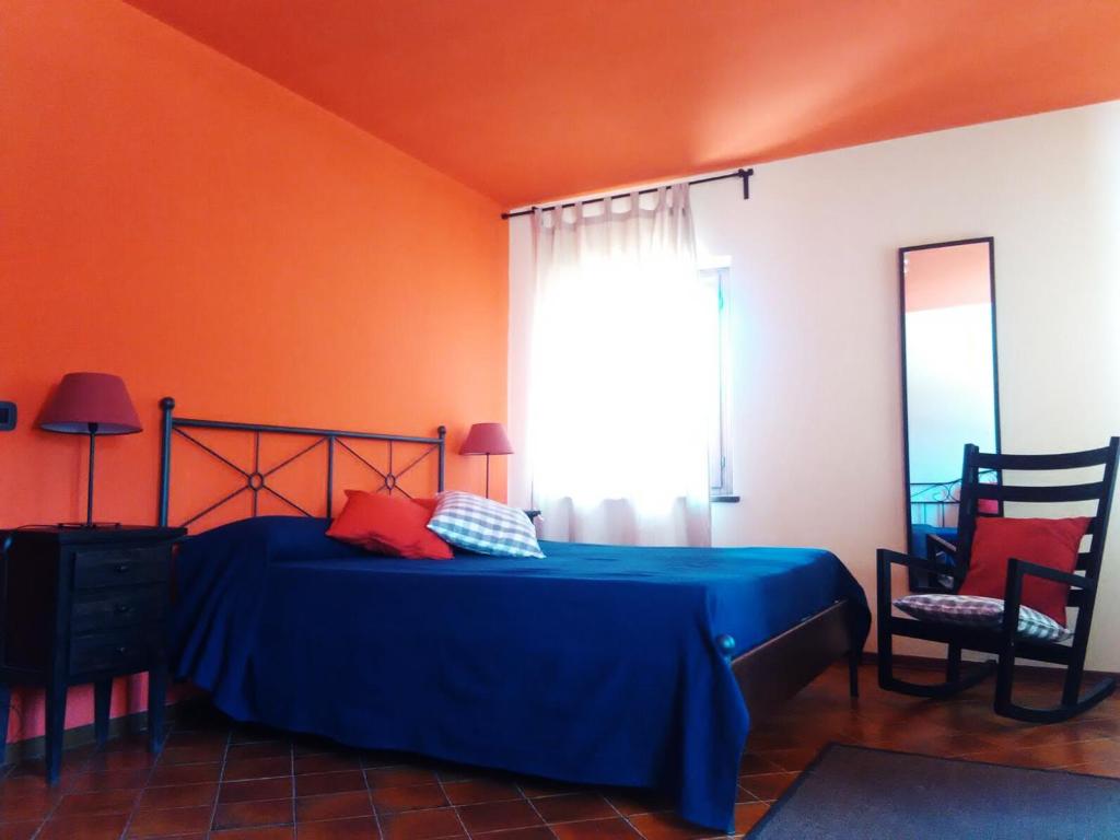 Postel nebo postele na pokoji v ubytování Albergo Rurale Parco di San Floriano