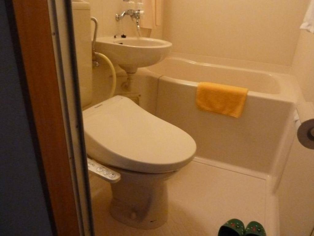Koupelna v ubytování Hotel Yume-no-yu