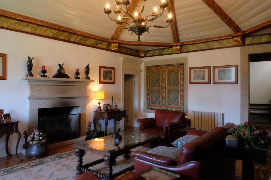Posezení v ubytování Casa De Anquiao - Turismo de Habitação