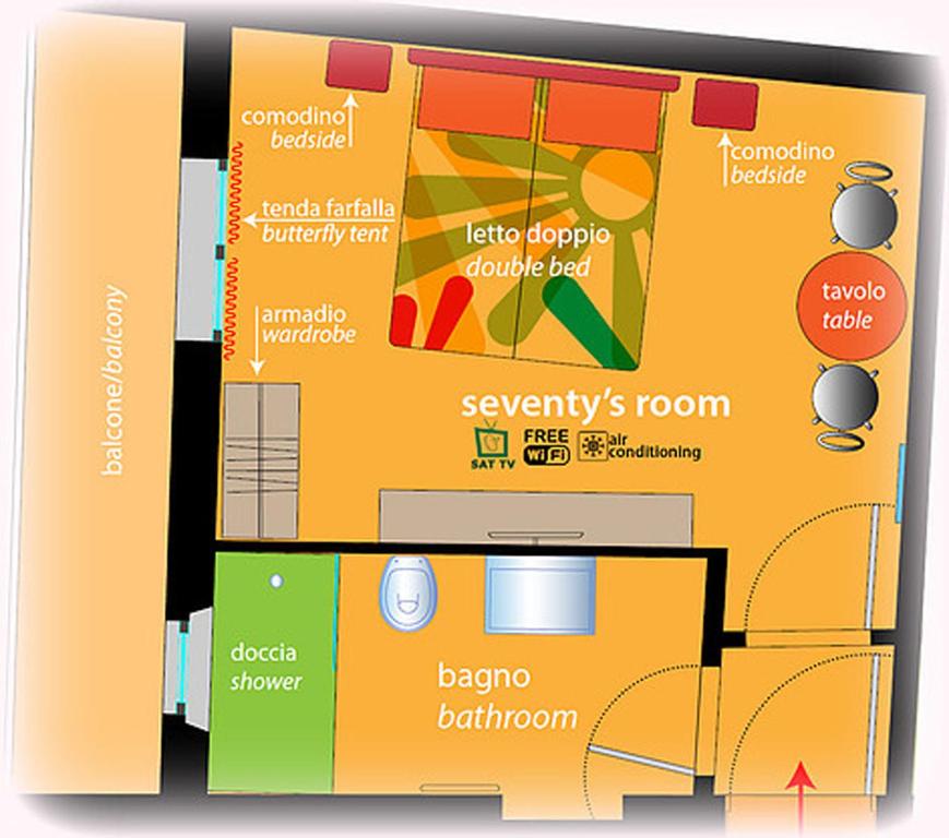 Zip b&b . design in Florence - 11