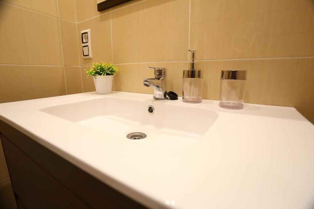 Koupelna v ubytování Apartamentos Amaiur 2