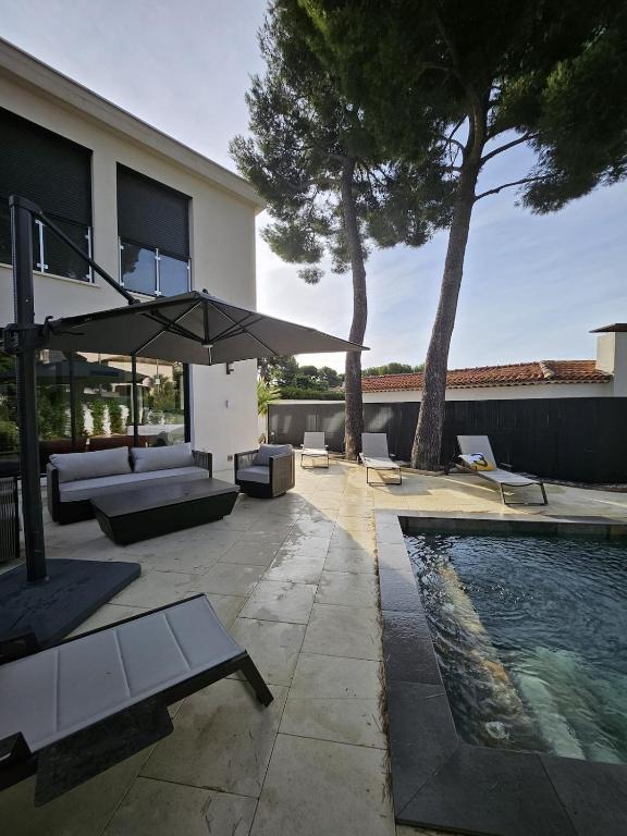 Πισίνα στο ή κοντά στο Marseille Carry-le-Rouet Cap Rousset Cove