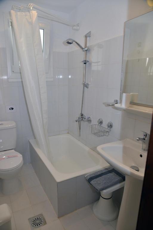Koupelna v ubytování Hotel Anelli