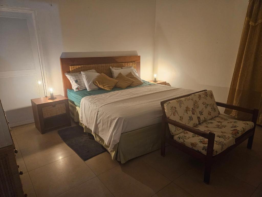 Llit o llits en una habitació de Little paradise