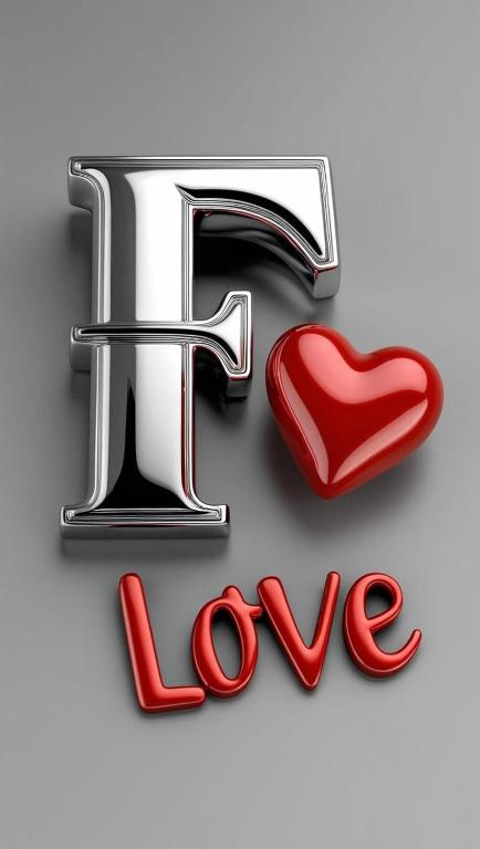 a letter f with a red heart on it at Ethiopia in Deder