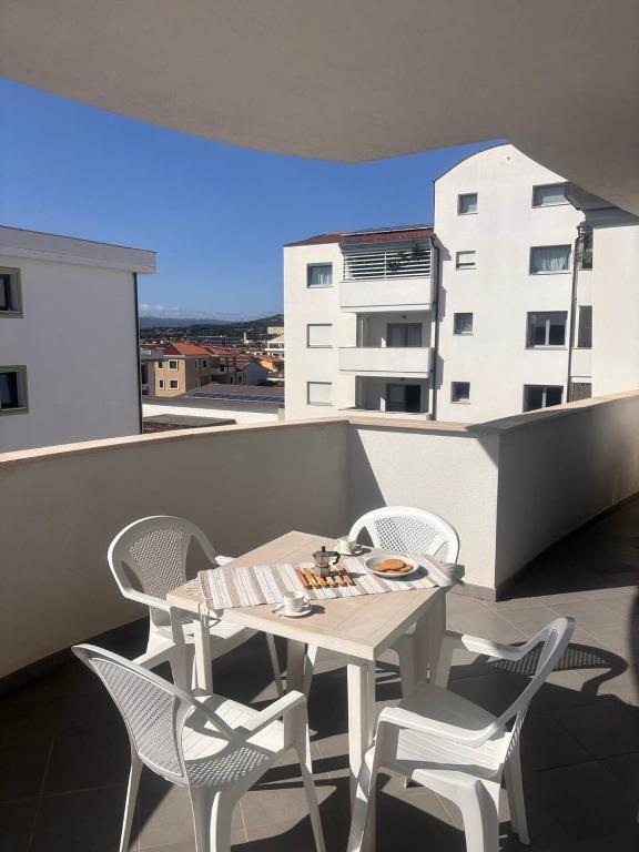 En balkon eller terrasse på Casa Angela