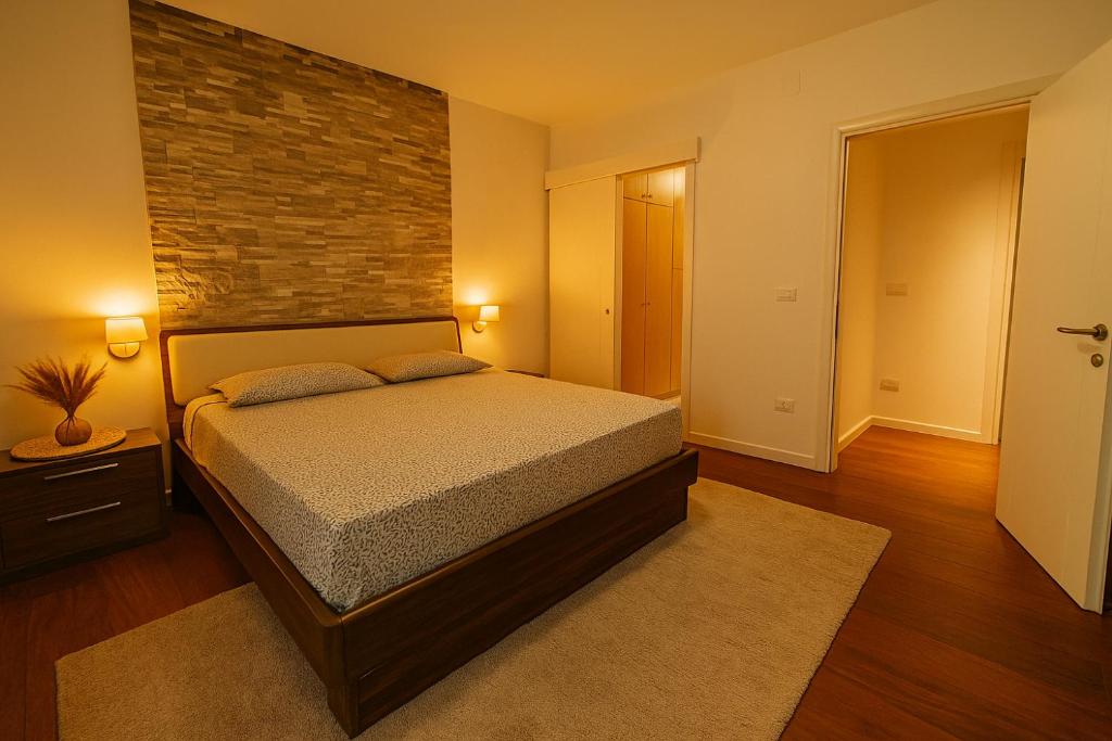 Postel nebo postele na pokoji v ubytování Ciconi Apartment