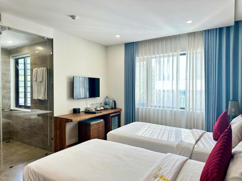 Phòng Giường Đôi/2 Giường Đơn Nhìn Ra Thành Phố