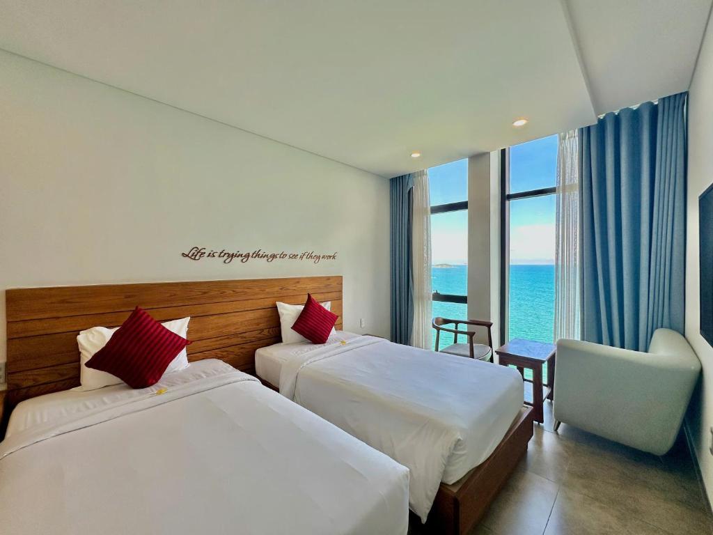Phòng Deluxe Giường Đôi/2 Giường Đơn Nhìn Ra Đại Dương