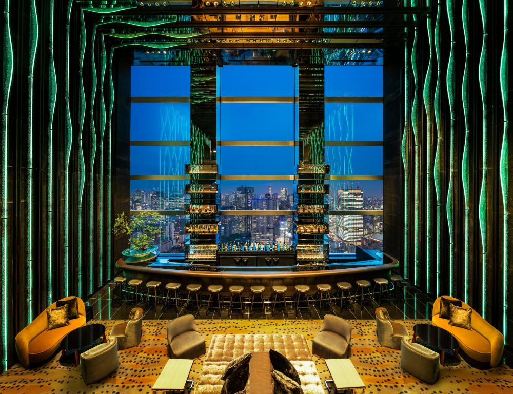 a room with a view of a city at The Prince Gallery Tokyo Kioicho, a Luxury Collection Hotel in Tokyo