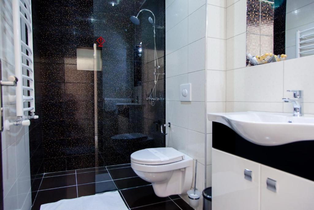 Koupelna v ubytování Spa Hotel Montefila