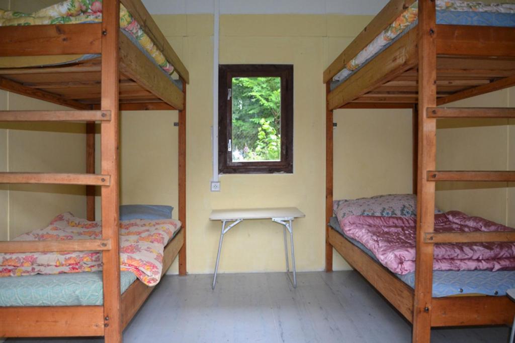 Postel nebo postele na pokoji v ubytování Pension Skalka