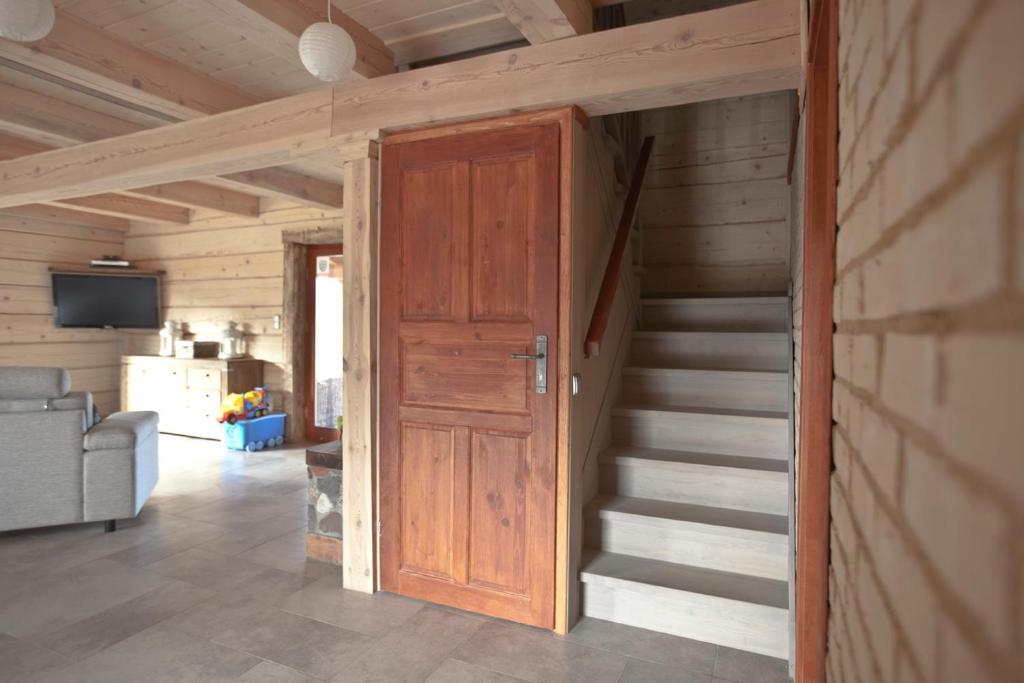 Televízia a/alebo spoločenská miestnosť v ubytovaní Kamionka House - Dom z Bala