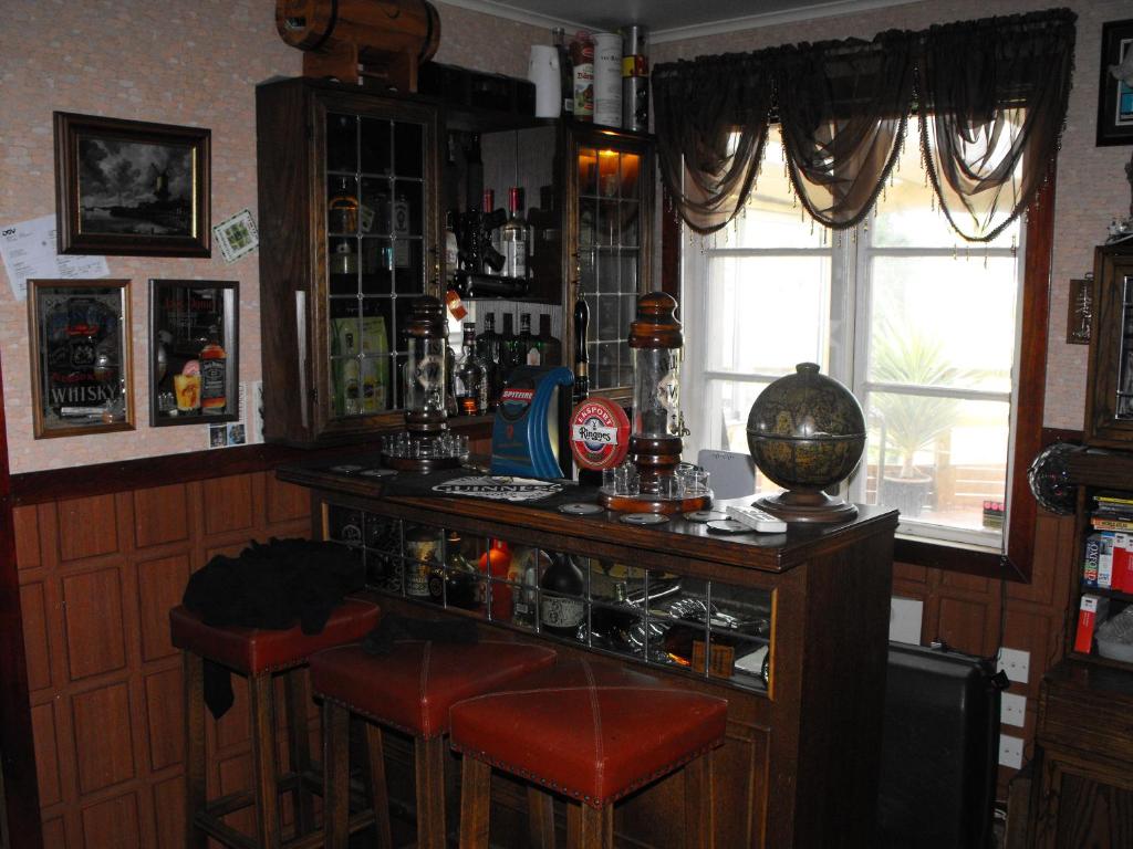 Lounge nebo bar v ubytování Tegelvägen B