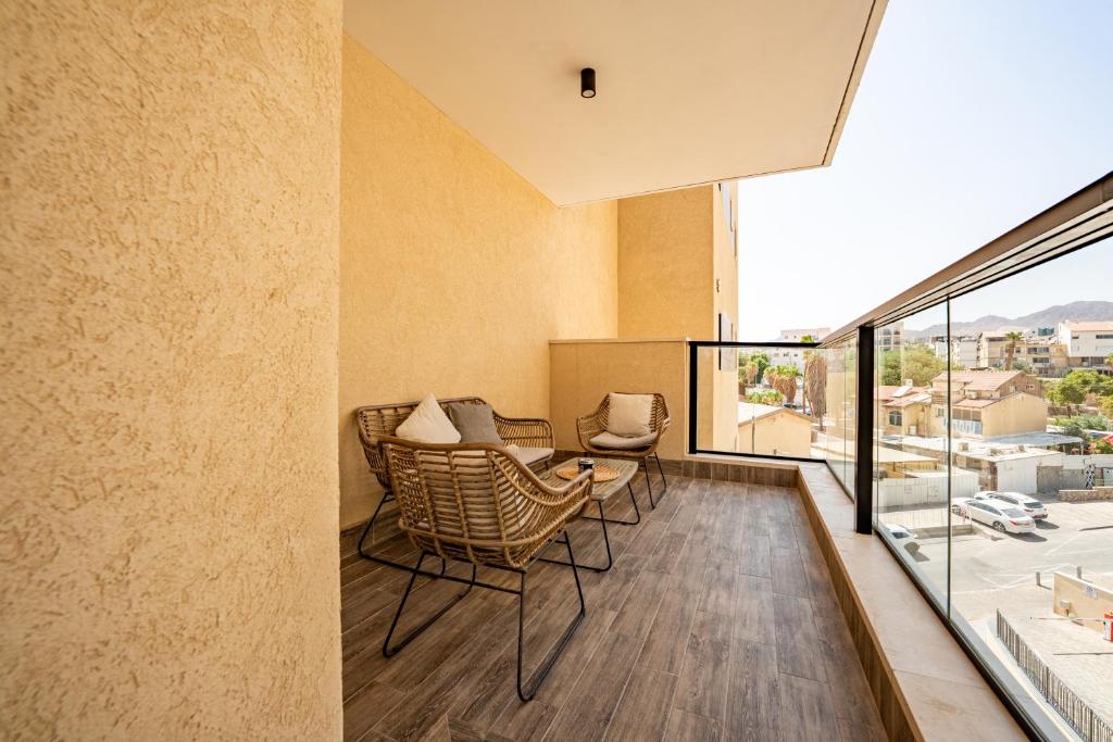 En balkon eller terrasse på Madrid Apartment - By Harim