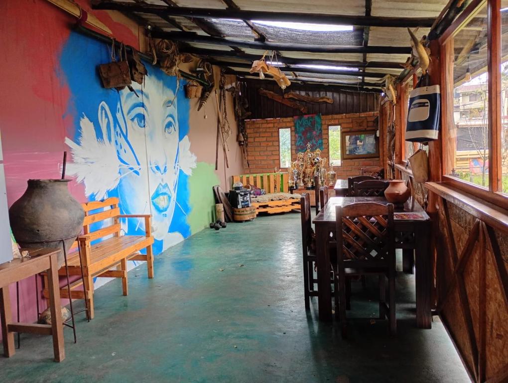 Posezení v ubytování El Corral