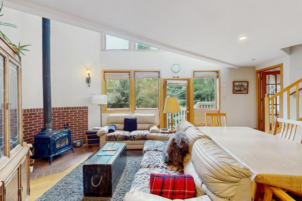 O zonă de relaxare la Snowbound and Streamside