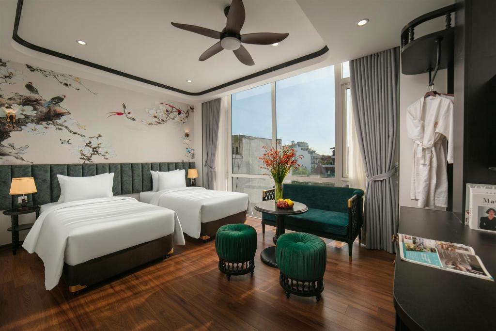 Phòng 2 Giường Đơn Nhìn Ra Thành Phố
