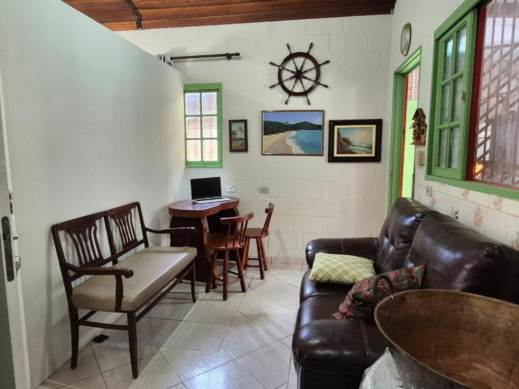 Et opholdsområde på Summer House in Ubatuba