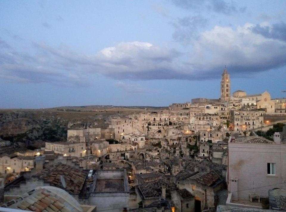 Nespecifikovaný výhled na destinaci Matera nebo výhled na město při pohledu z bed and breakfast