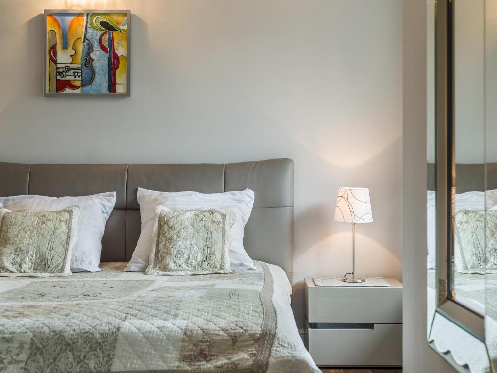 Posteľ alebo postele v izbe v ubytovaní TatryTop Stara Polana Spa
